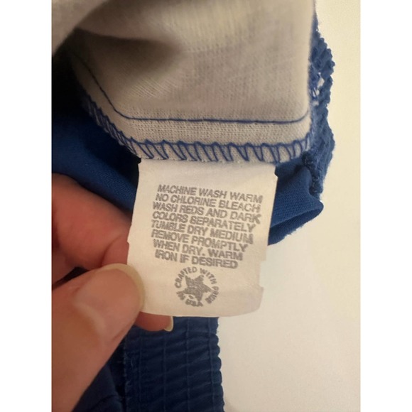 Vintage New NOS Pizzazz Women Pants sz 17/18 Made in USA Cobalt Royal Blue - Picture 9 of 9